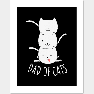 DAD OF CATS Posters and Art